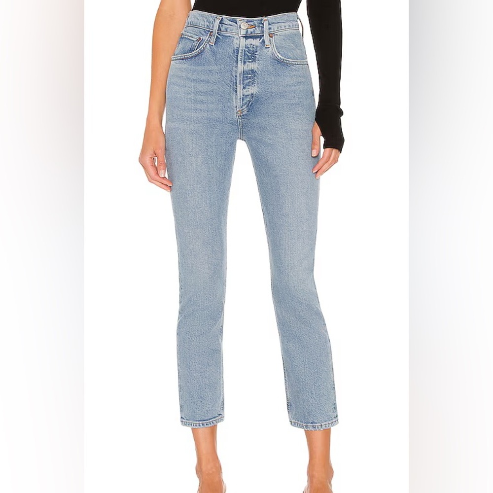 Agolde Light Blue Straight Leg Women’s Jeans